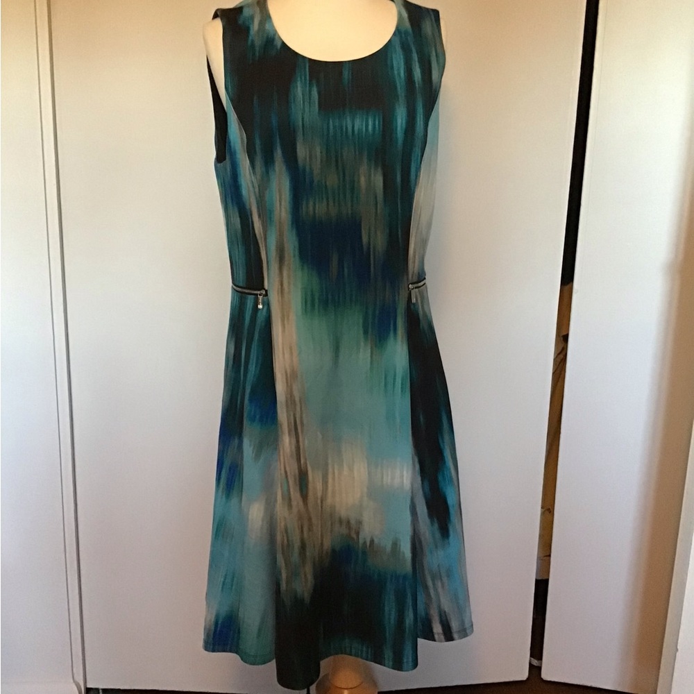 Calvin Klein A Line Sleeveless Dress Size 12